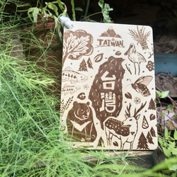 保護台湾の木製はがき 2枚目の画像