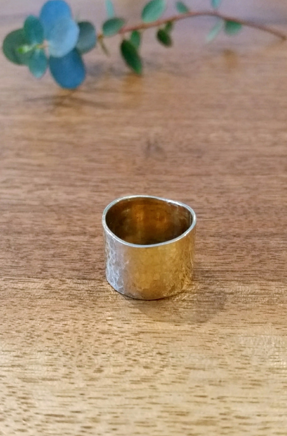 Thick Ring (Brass) 文字入り 2枚目の画像