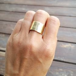 Thick Ring (Brass) 文字入り 3枚目の画像