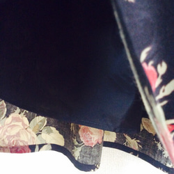 《送料無料》花柄のギャザースカート 5枚目の画像