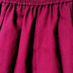 ≪11/6まで送料無料≫ローズ色のギャザースカート 4枚目の画像