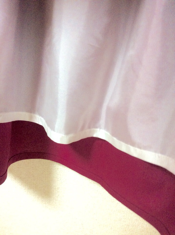 ≪11/6まで送料無料≫ローズ色のギャザースカート 5枚目の画像