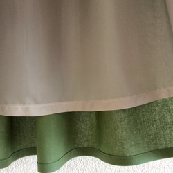 グリーンのギャザースカート 5枚目の画像