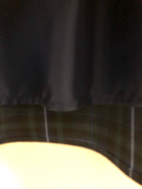 サマーウールのタータンチェックのフレアスカート 7枚目の画像