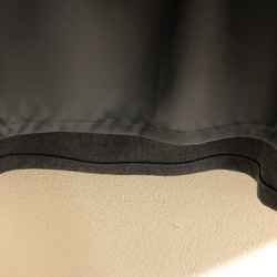 ウール混の杢グレーのフレアスカート 6枚目の画像