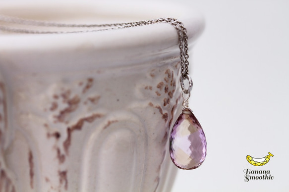 【H様専用】最高品質AAAAA アメトリン極上ブリオレットカット Lサイズ silver925ネックレス 4枚目の画像