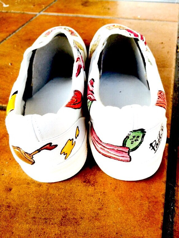 junk foooood!!/mens slip-on（お届けまで１ヶ月）受注製作】 4枚目の画像