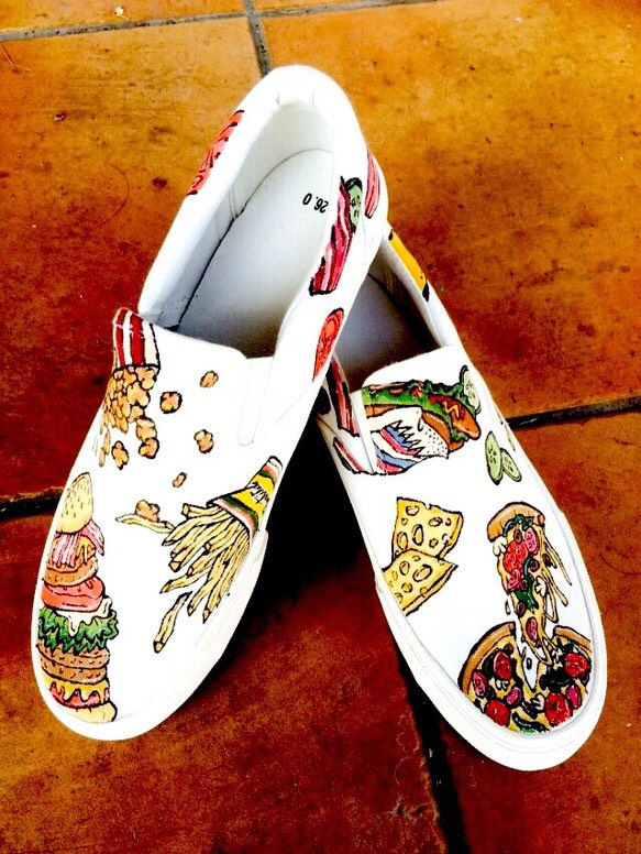 junk foooood!!/mens slip-on（お届けまで１ヶ月）受注製作】 5枚目の画像