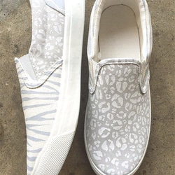 animal mix/ladies slip-on （お届けまで3週間 受注製作） 4枚目の画像