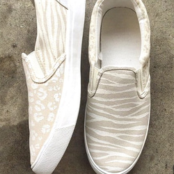 animal mix/ladies slip-on （お届けまで3週間 受注製作） 5枚目の画像