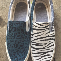 animal mix/men's slip-on （お届けまで3週間 受注製作） 3枚目の画像