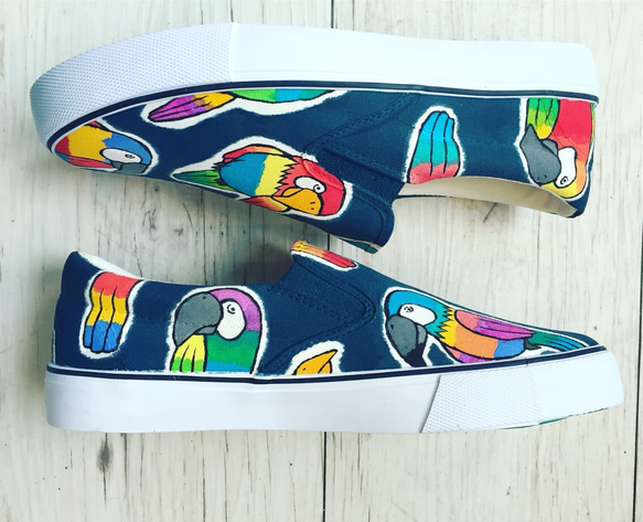 Parrot/men's slip-on（お届けまで3週間） 3枚目の画像