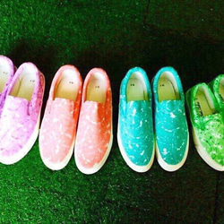 pastel penkiT/ladies slip-on（お届けまで3週間 受注製作） 2枚目の画像