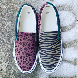 animal mix/men's slip-on （お届けまで１ヶ月） 1枚目の画像