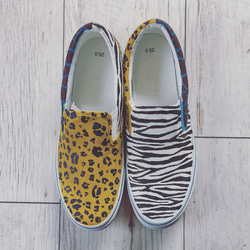 animal mix/men's slip-on （お届けまで１ヶ月） 2枚目の画像