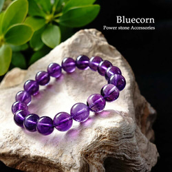 【包裹一切的治愈力】高品質紫水晶10mm系列手鍊大號紫色天然石 第8張的照片
