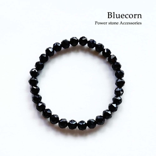 天然石お守りブレスレット 天照大御神様×月読命様モリオン(黒水晶) 天然石お守りブレスレット 天照大御神様×月読命様モリオン(黒