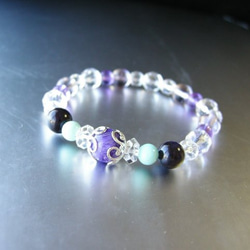 Charoite Larimar &amp; Charoite Bracelet 世界三大療愈石！ 第3張的照片