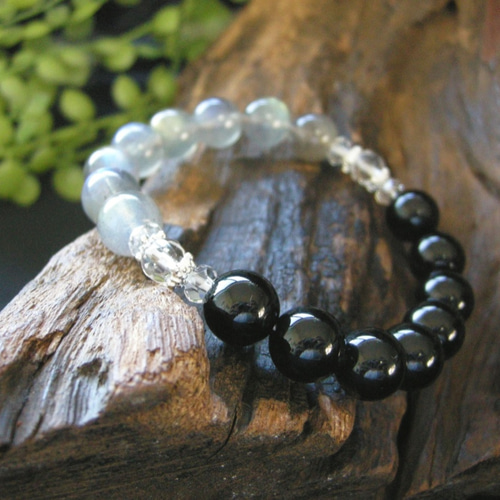 ✴️ モリオン　ラブラドライト　お月様　ルナ　黒水晶　天然石　ギベオン　隕石 信念を貫き、目標を叶える！ラブラドライト ＆ モリオン黒水晶 願望