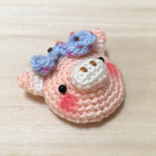 あみぐるみ　ハンドメイド　ぶたさん【オーダー商品】 マロちゃん あみぐるみ ハンドメイド ぶたさん【オーダー商品】 マロちゃん