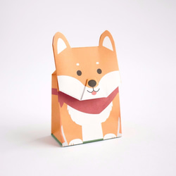 動物禮物包裝紙袋- 柴犬 (S尺寸) 第3張的照片