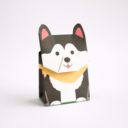 動物のギフト包装紙バッグ - 芝（Sサイズ） 4枚目の画像