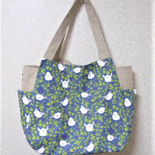 専用品　チューリップバック　サイドポケット付き•ショルダー紐　ハンドメイド 楽天市場】【7/25限定 全品P5倍】手作りキット 簡単 1枚 仕立て