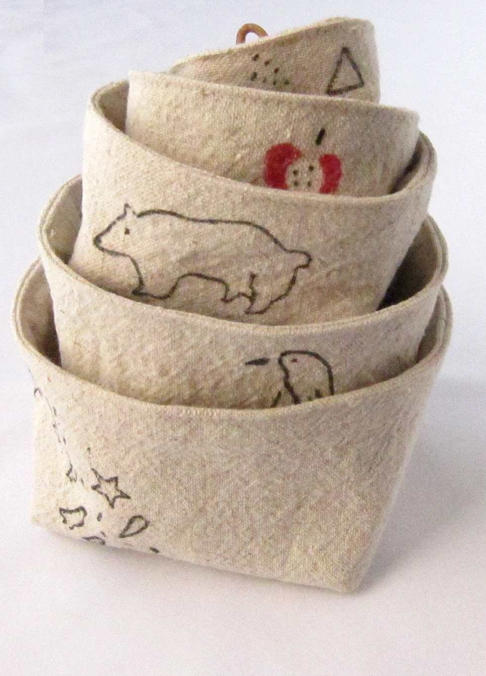 iwagu 結ぶ　小さなリンゴの木　布花　置物　インテリア iwagu 結ぶ 小さなリンゴの木 布花 置物 インテリア