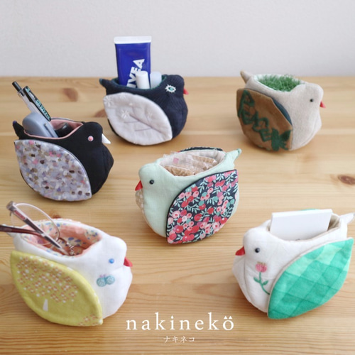 母の日》小鳥の小物入れ③【受注制作】 その他インテリア雑貨 nakineko