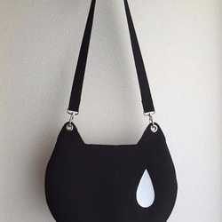 【T様order】nakineko shoulder bag / black 2枚目の画像