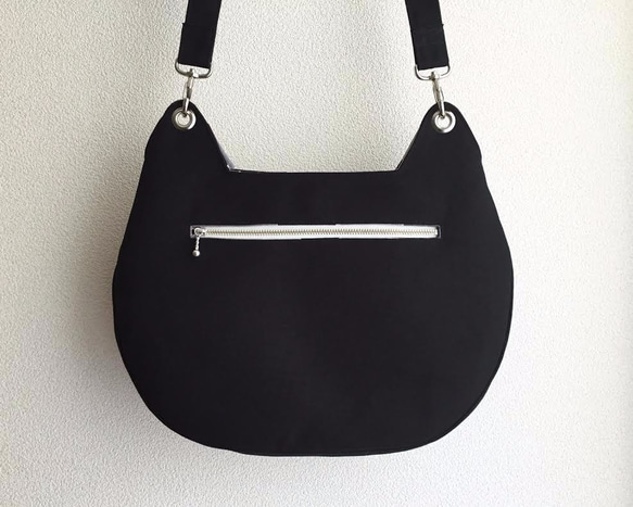 【T様order】nakineko shoulder bag / black 3枚目の画像