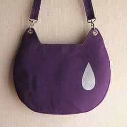【受注生産】nakineko shoulder bag / purple 1枚目の画像