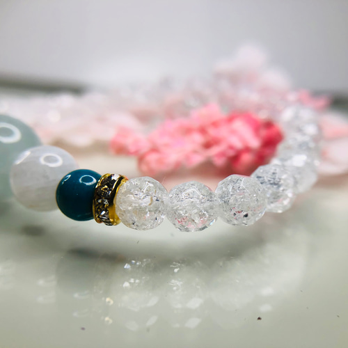 パワーストーン　天然石　お守り　ブレスレット 天然石アクセサリー ブレス お守り パステルカラー アクセサリー