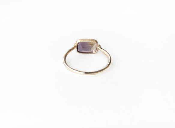 一点もの k18 Ametrine delicate リング/ 受注制作 4枚目の画像