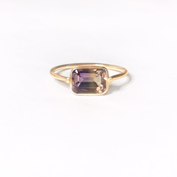 一点もの k18 Ametrine delicate リング No.2/ 受注制作 1枚目の画像