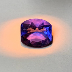 一点もの k18 Color Change Fluorite リング No.3/ 受注制作 6枚目の画像