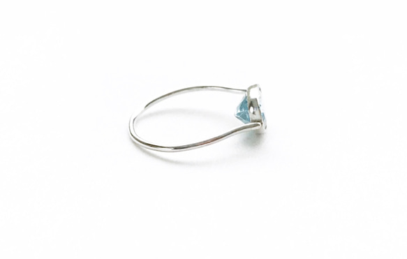 一点もの Blue Topaz リング No.1 3枚目の画像