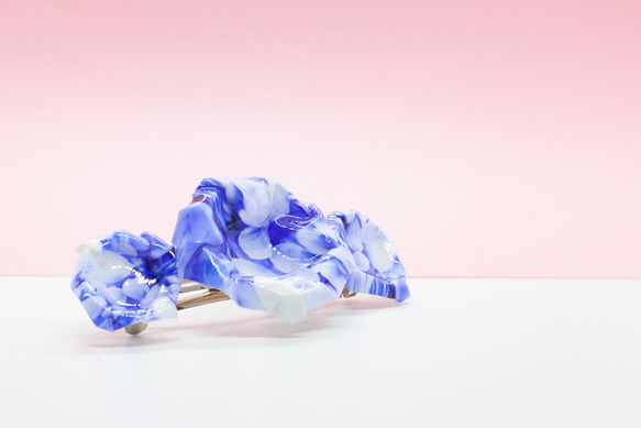 blossom barrette(紫陽花) 2枚目の画像