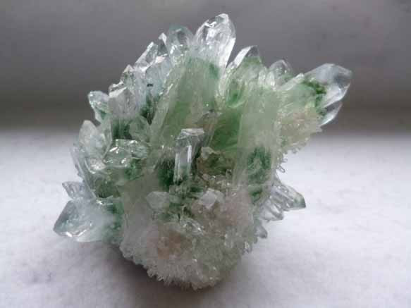 きらきら緑水晶クラスター⑤現品1点限り♪ 天然石 HopeJewelry 通販