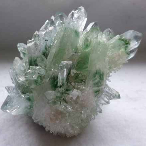 きらきら緑水晶クラスター⑤現品1点限り♪ 天然石 HopeJewelry 通販