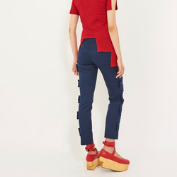 【90%セール】ブロックTシャツ【red/M】 3枚目の画像