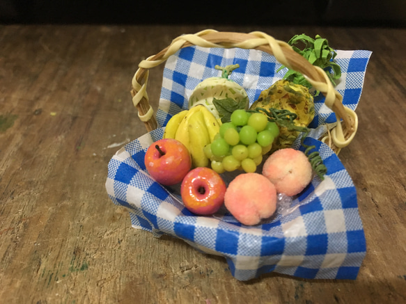 昭和のフルーツバスケットのミニチュア その他インテリア雑貨 工房かじ