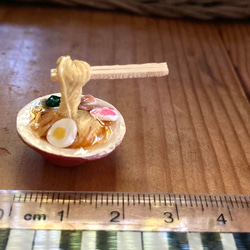 昭和の東京ラーメン、ミニチュア「サンプル風」 5枚目の画像