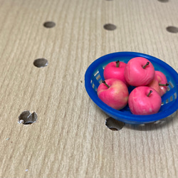 りんごのミニチュア（5ケざる入り） 3枚目の画像