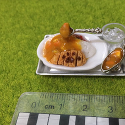 昭和レトロなカツカレーライス（ミニチュア） 4枚目の画像