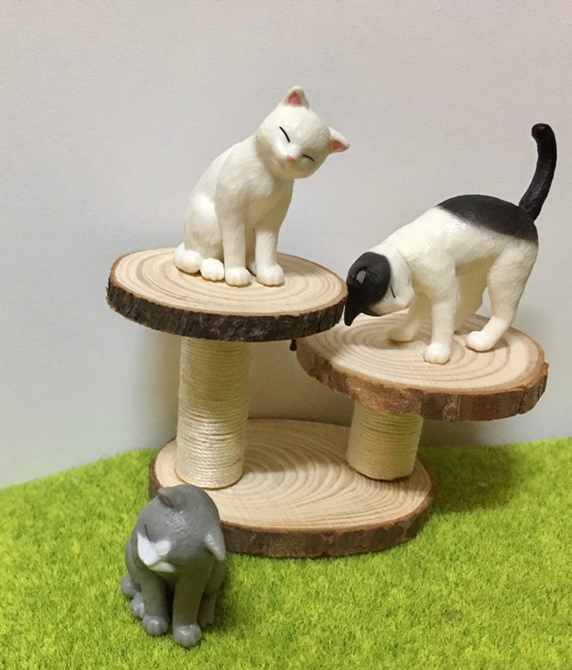 ミニチュア猫タワー（キャットタワー）『ペットと暮らす2021