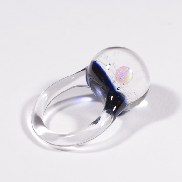 玻璃No.PC1545B的縮影粉紅蛋白石環[安田玻璃] 第4張的照片