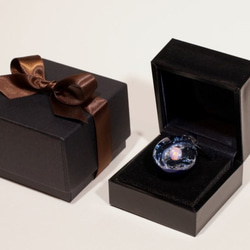 限定販売 【Yasuda Glass】 硝子の小宇宙 クリスタルオパール ペンダント (S322C) 5枚目の画像