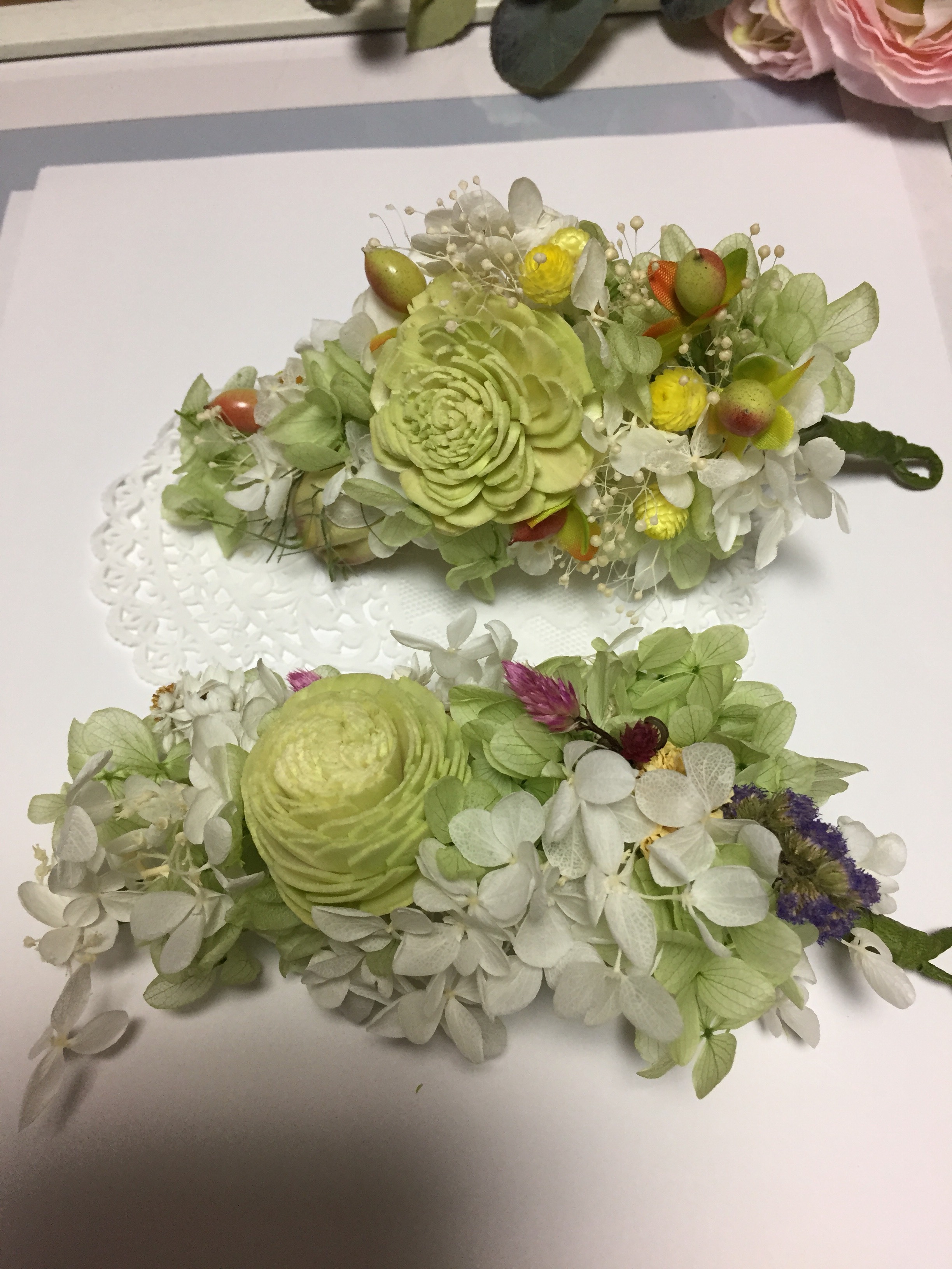 ヘッドドレス 髪飾り ウエディング 結婚式 パーティー