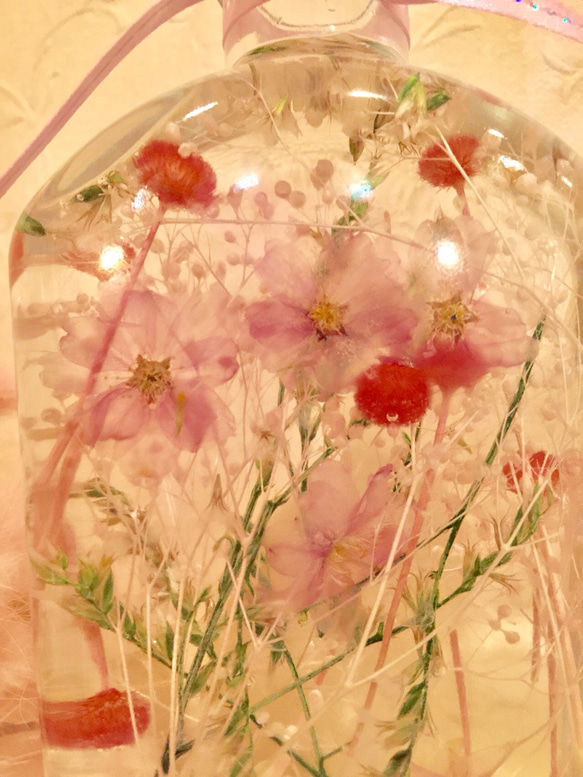 こちらは売り切れまし❣️ありがとうございますハーバリウム フラワーアレンジメント 桜 ピンク 4枚目の画像